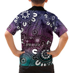 NAIDOC Week 2024 Fire Burning Hawaiian Shirt Aboriginal Dots Pink Art
