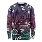 NAIDOC Week 2024 Fire Burning Long Sleeve Shirt Aboriginal Dots Pink Art
