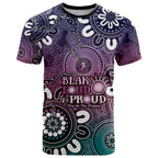 NAIDOC Week 2024 Fire Burning T Shirt Aboriginal Dots Pink Art