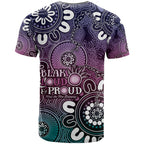NAIDOC Week 2024 Fire Burning T Shirt Aboriginal Dots Pink Art