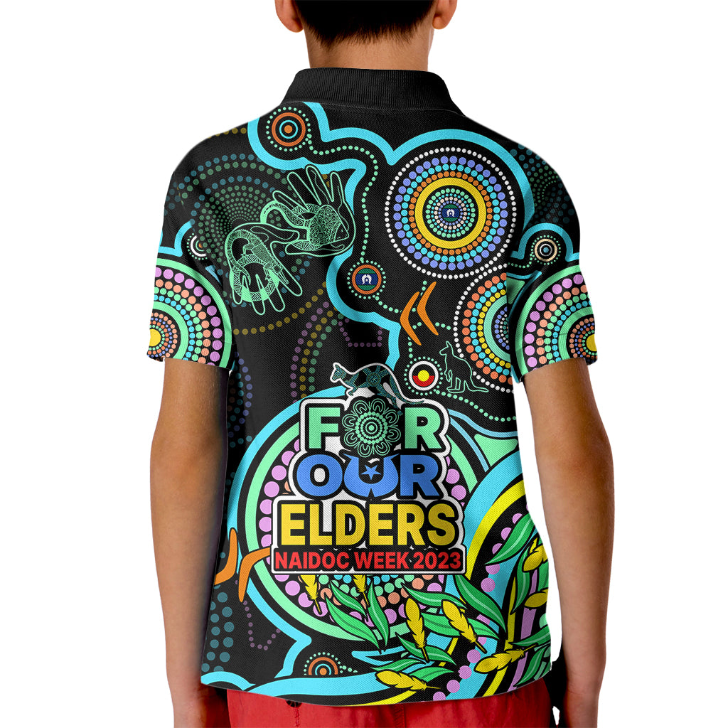 naidoc-week-2023-kid-polo-shirt-indigenous-tribal-ver02-aqua