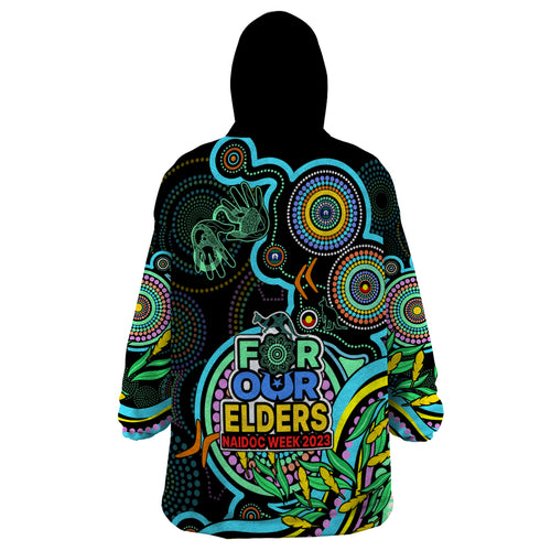 naidoc-week-2023-wearable-blanket-hoodie-indigenous-tribal-ver02-aqua