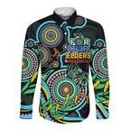 custom-naidoc-week-2023-long-sleeve-button-shirt-indigenous-tribal-ver02-aqua