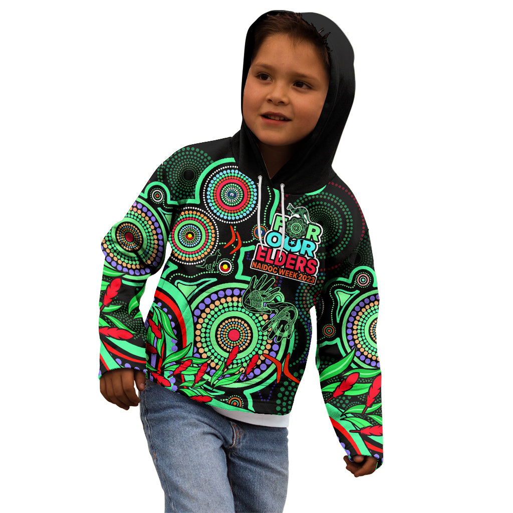 naidoc-week-2023-kid-hoodie-indigenous-tribal-ver02-green
