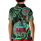 naidoc-week-2023-kid-polo-shirt-indigenous-tribal-ver02-green