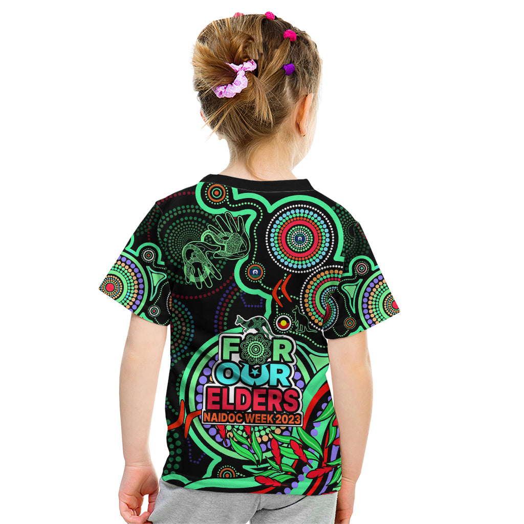 naidoc-week-2023-kid-t-shirt-indigenous-tribal-ver02-green