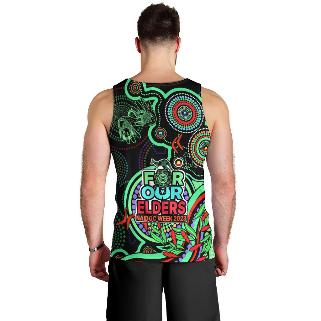 naidoc-week-2023-men-tank-top-indigenous-tribal-ver02-green