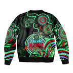 naidoc-week-2023-sleeve-zip-bomber-jacket-indigenous-tribal-ver02-green