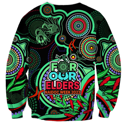 naidoc-week-2023-sweatshirt-indigenous-tribal-ver02-green