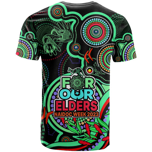 naidoc-week-2023-t-shirt-indigenous-tribal-ver02-green