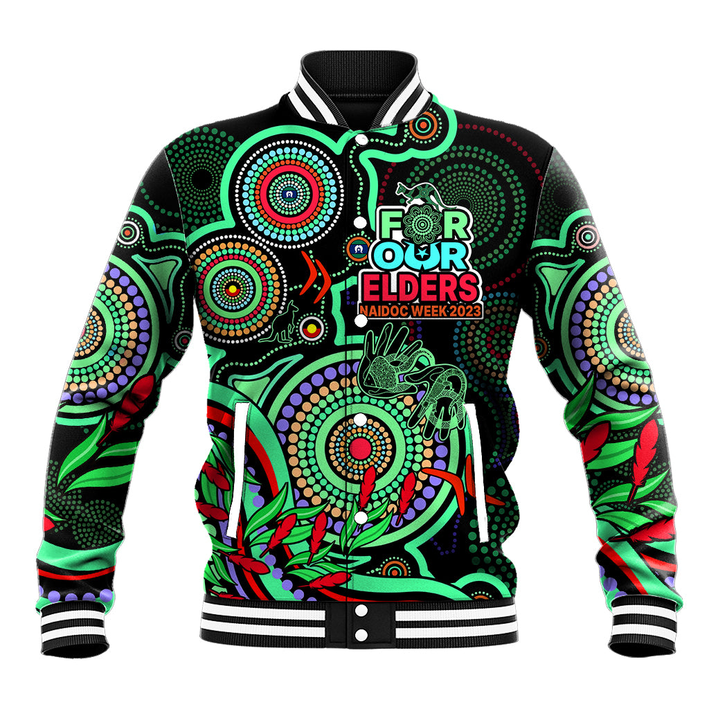 custom-naidoc-week-2023-baseball-jacket-indigenous-tribal-ver02-green