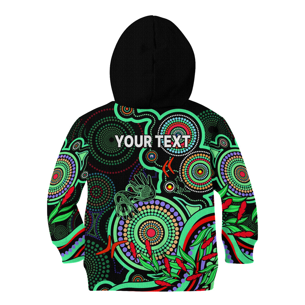 custom-naidoc-week-2023-kid-hoodie-indigenous-tribal-ver02-green