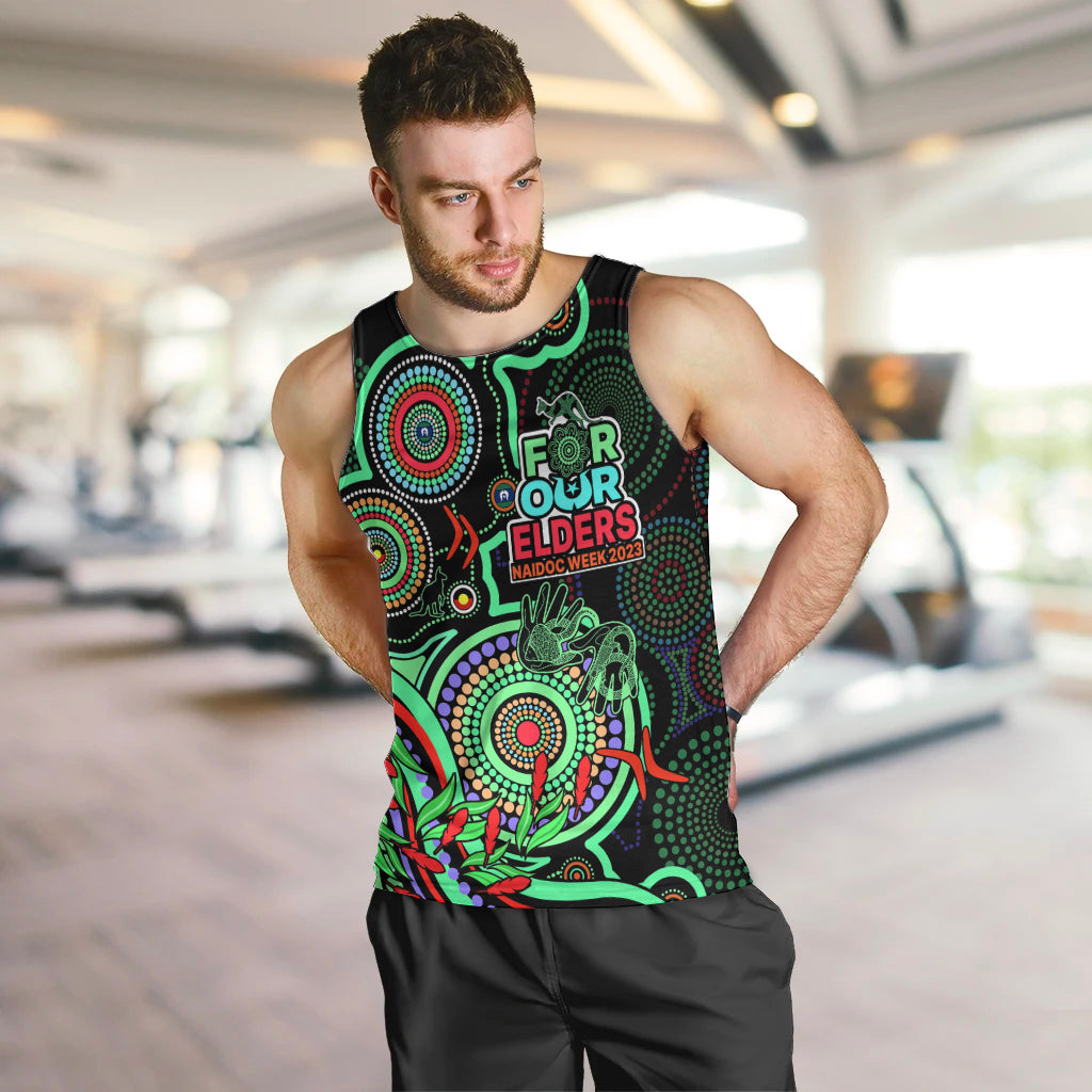 custom-naidoc-week-2023-men-tank-top-indigenous-tribal-ver02-green