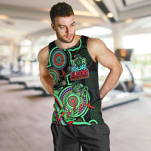 custom-naidoc-week-2023-men-tank-top-indigenous-tribal-ver02-green