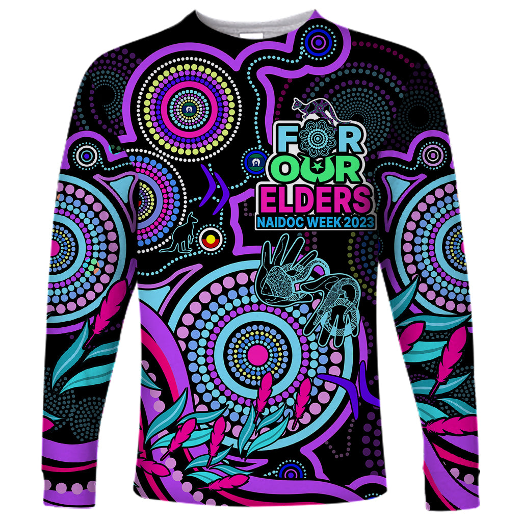naidoc-week-2023-long-sleeve-shirt-indigenous-tribal-ver02-purple