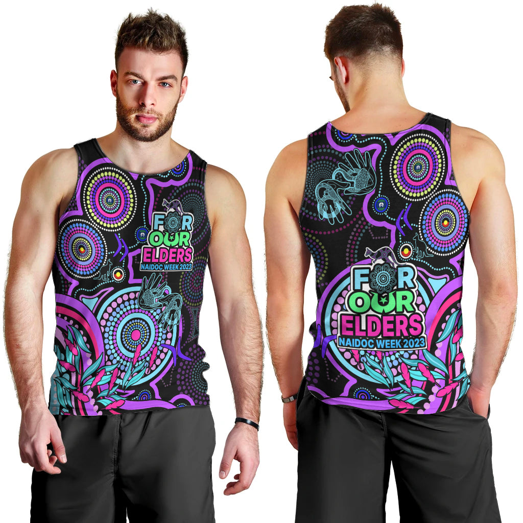 naidoc-week-2023-men-tank-top-indigenous-tribal-ver02-purple