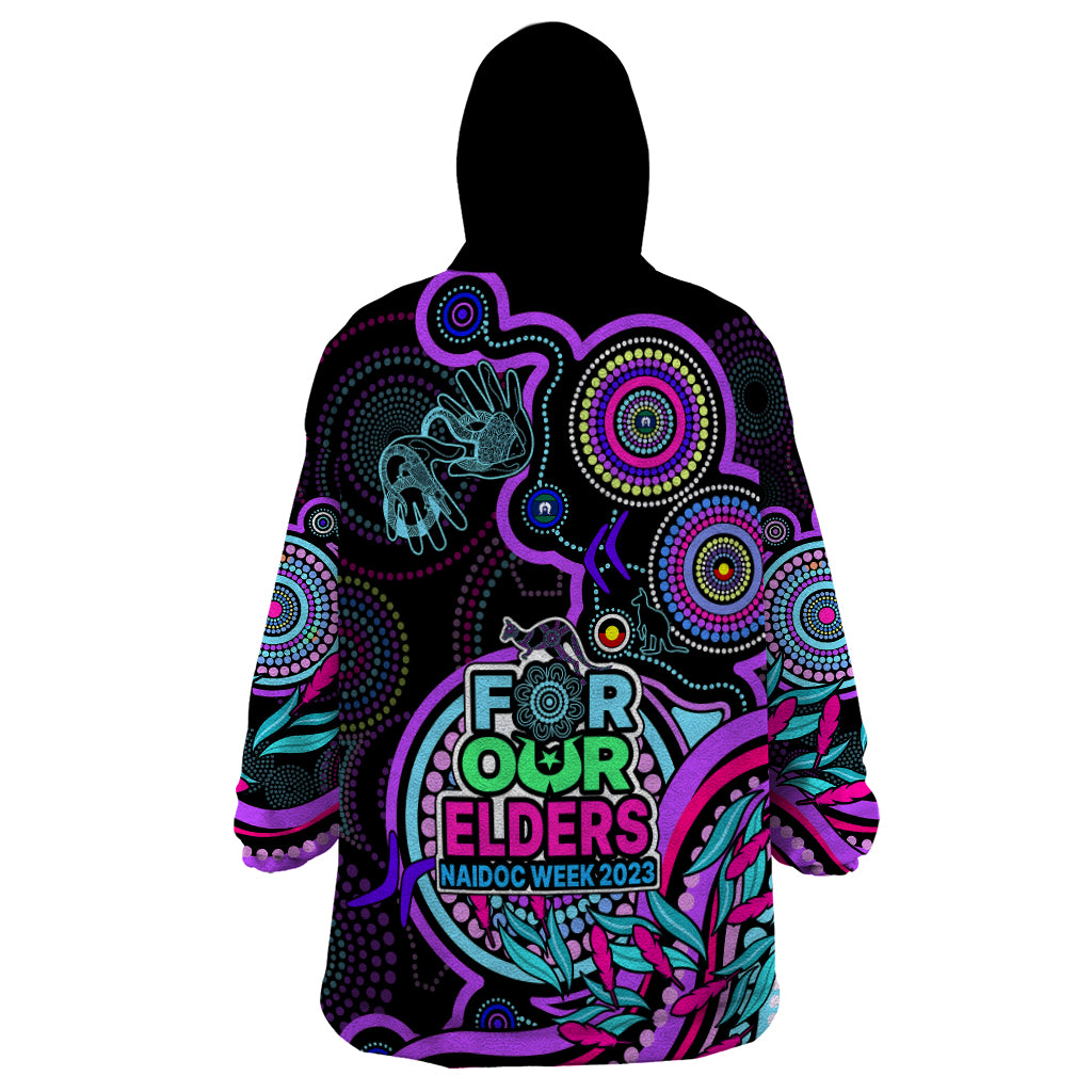 naidoc-week-2023-wearable-blanket-hoodie-indigenous-tribal-ver02-purple