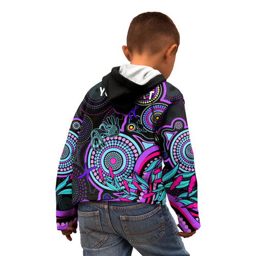 custom-naidoc-week-2023-kid-hoodie-indigenous-tribal-ver02-purple