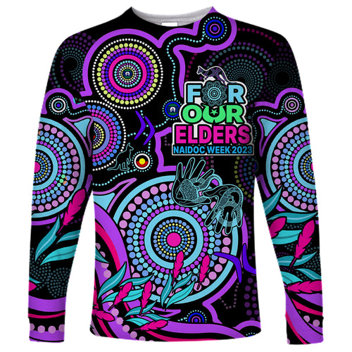 custom-naidoc-week-2023-long-sleeve-shirt-indigenous-tribal-ver02-purple