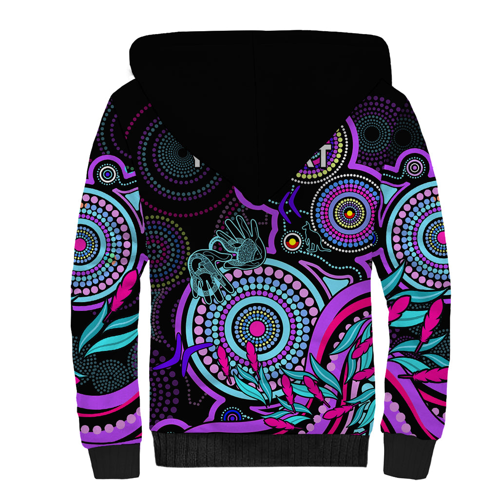 custom-naidoc-week-2023-sherpa-hoodie-indigenous-tribal-ver02-purple