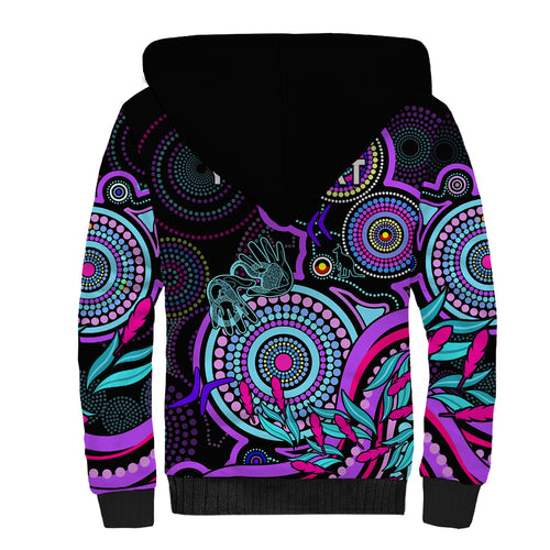 custom-naidoc-week-2023-sherpa-hoodie-indigenous-tribal-ver02-purple