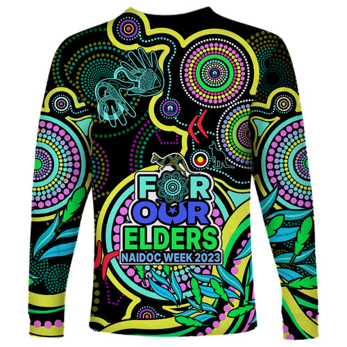 naidoc-week-2023-long-sleeve-shirt-indigenous-tribal-ver02-yellow