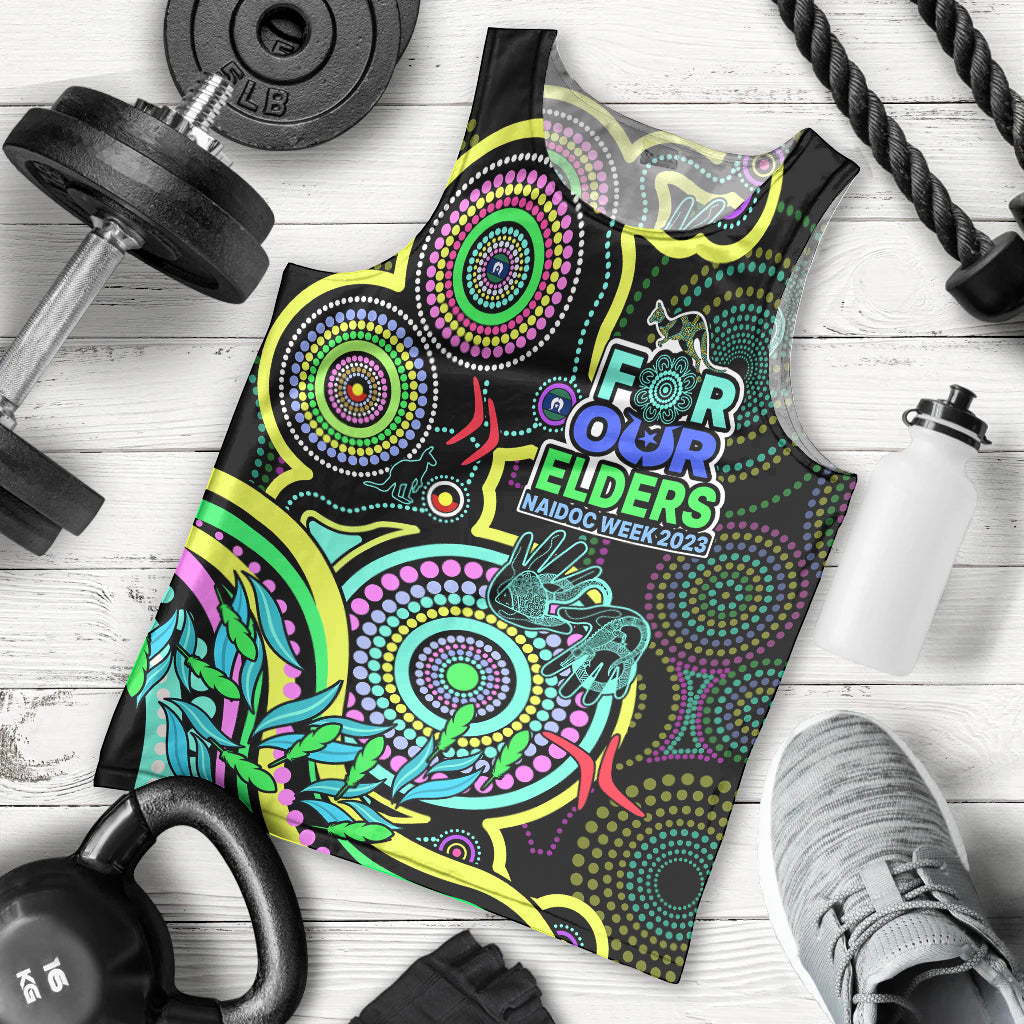 naidoc-week-2023-men-tank-top-indigenous-tribal-ver02-yellow
