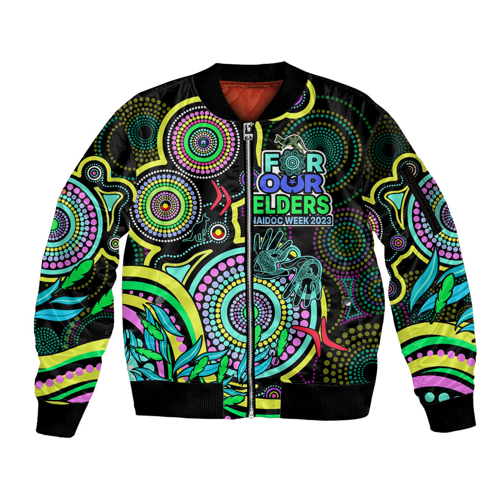naidoc-week-2023-sleeve-zip-bomber-jacket-indigenous-tribal-ver02-yellow