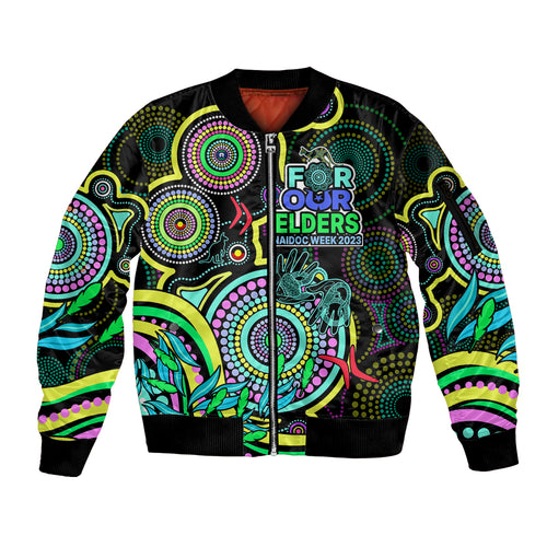 naidoc-week-2023-sleeve-zip-bomber-jacket-indigenous-tribal-ver02-yellow
