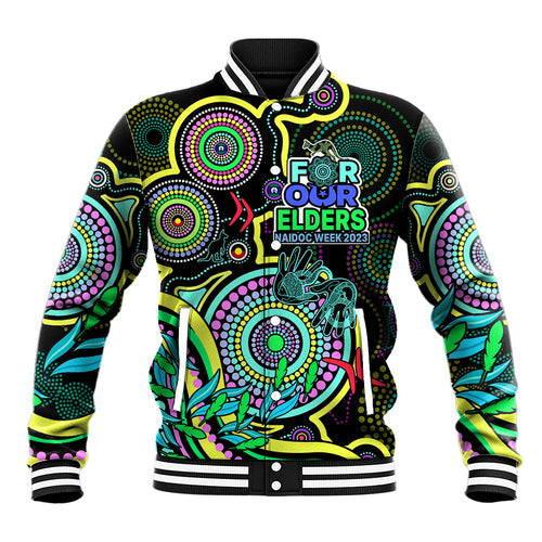 custom-naidoc-week-2023-baseball-jacket-indigenous-tribal-ver02-yellow
