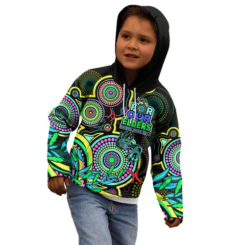 custom-naidoc-week-2023-kid-hoodie-indigenous-tribal-ver02-yellow