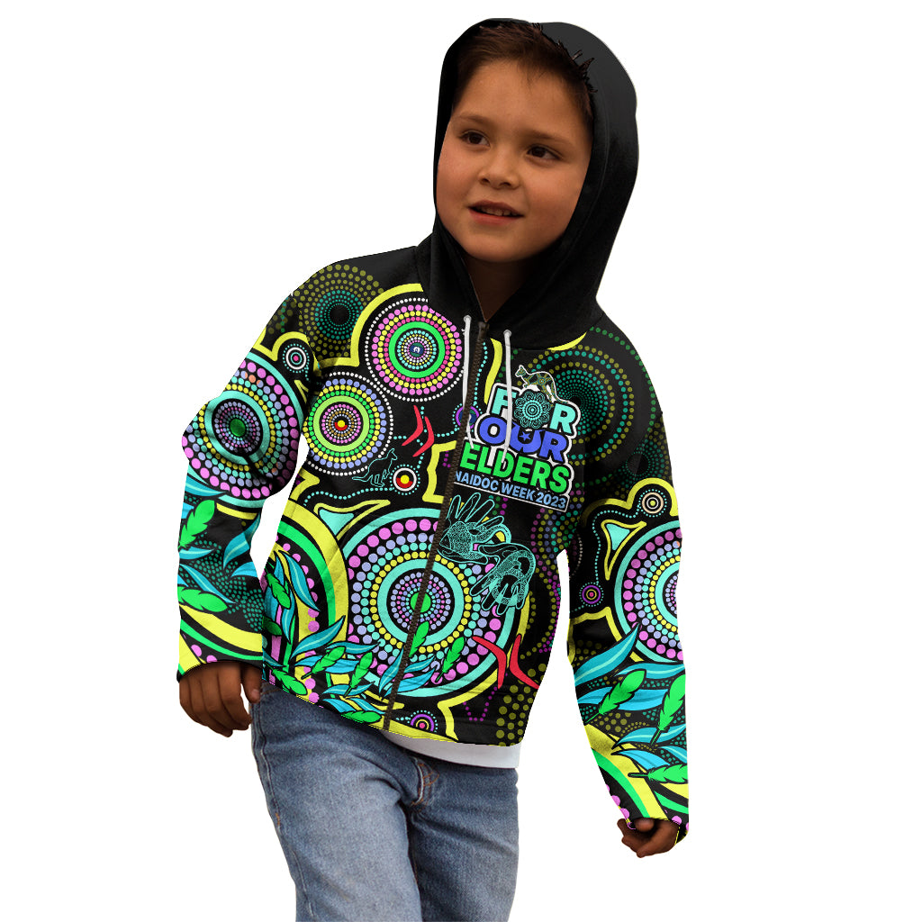custom-naidoc-week-2023-kid-hoodie-indigenous-tribal-ver02-yellow