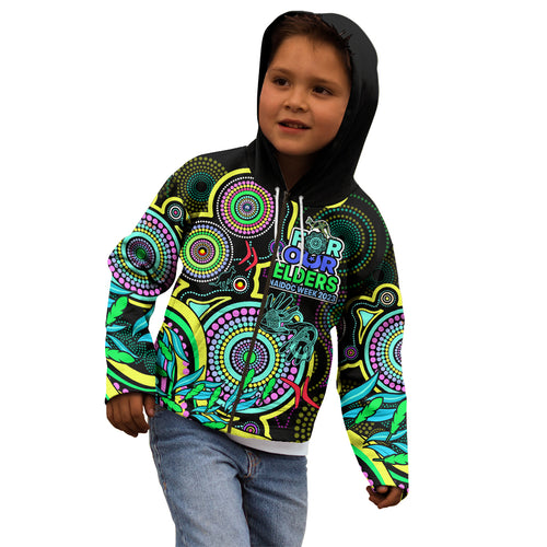 custom-naidoc-week-2023-kid-hoodie-indigenous-tribal-ver02-yellow