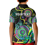 custom-naidoc-week-2023-kid-polo-shirt-indigenous-tribal-ver02-yellow