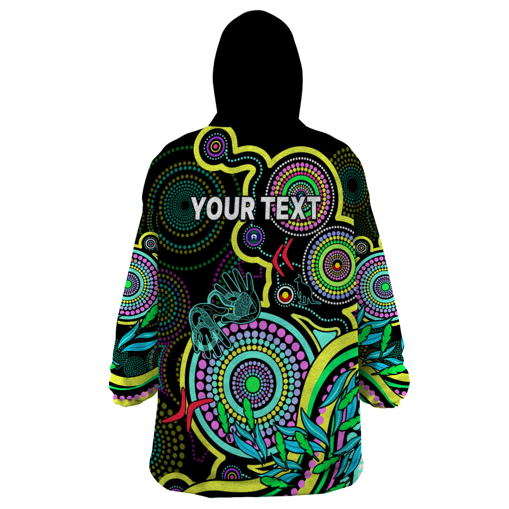 custom-naidoc-week-2023-wearable-blanket-hoodie-indigenous-tribal-ver02-yellow