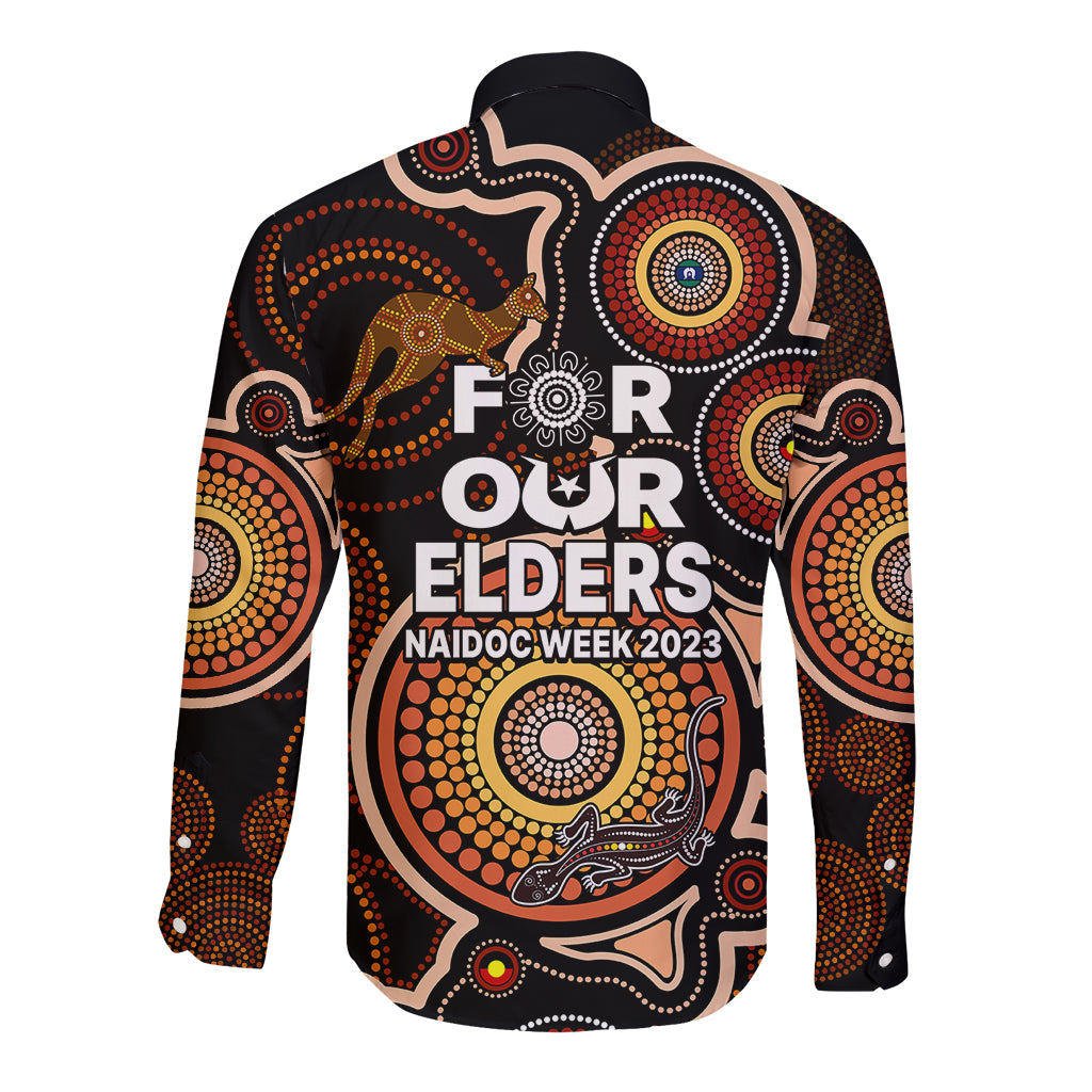 naidoc-week-2023-long-sleeve-button-shirt-indigenous-tribal-ver01