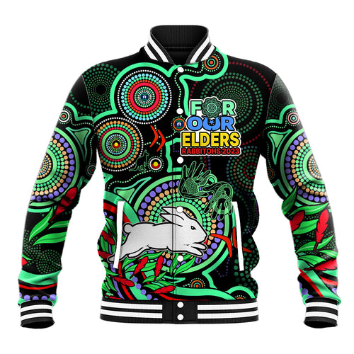 naidoc-2023-rabbitohs-rugby-baseball-jacket-the-bunnies-indigenous-tribal
