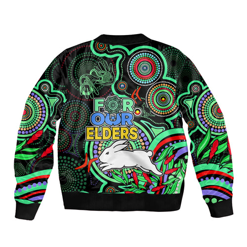 naidoc-2023-rabbitohs-rugby-bomber-jacket-the-bunnies-indigenous-tribal
