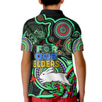 naidoc-2023-rabbitohs-rugby-kid-polo-shirt-the-bunnies-indigenous-tribal