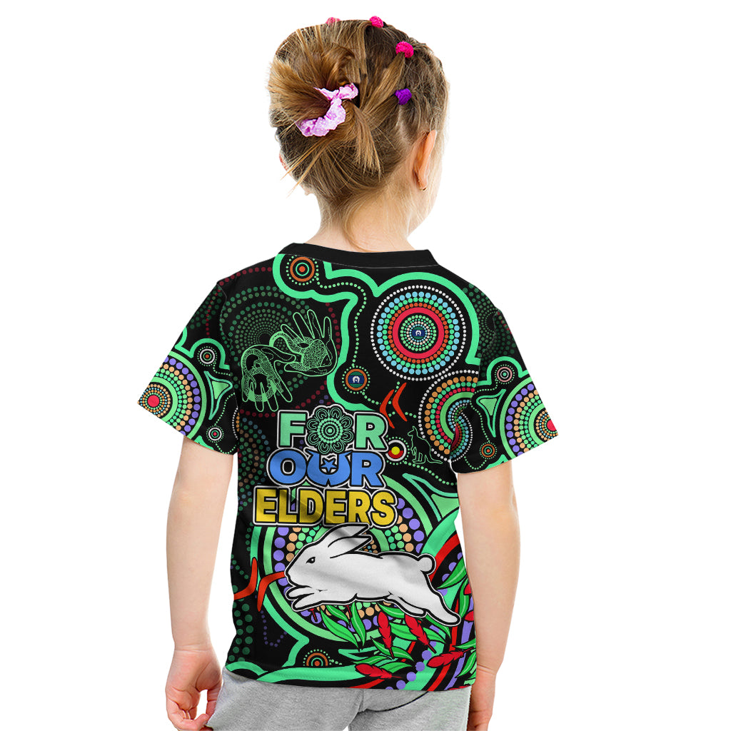 naidoc-2023-rabbitohs-rugby-kid-t-shirt-the-bunnies-indigenous-tribal