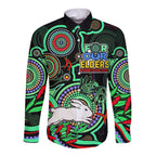 naidoc-2023-rabbitohs-rugby-long-sleeve-button-shirt-the-bunnies-indigenous-tribal
