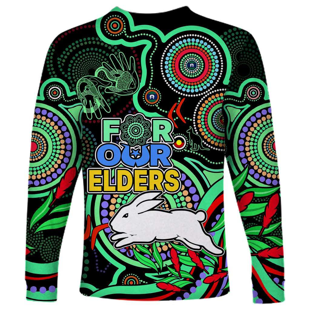 naidoc-2023-rabbitohs-rugby-long-sleeve-shirt-the-bunnies-indigenous-tribal