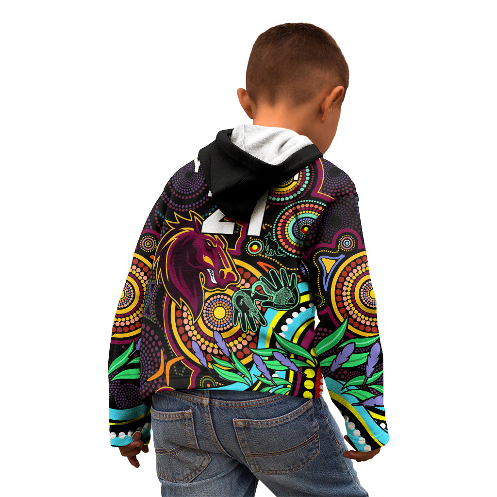 custom-text-and-number-naidoc-2023-broncos-rugby-kid-hoodie-brisbane-indigenous-tribal