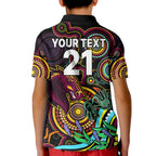 custom-text-and-number-naidoc-2023-broncos-rugby-kid-polo-shirt-brisbane-indigenous-tribal