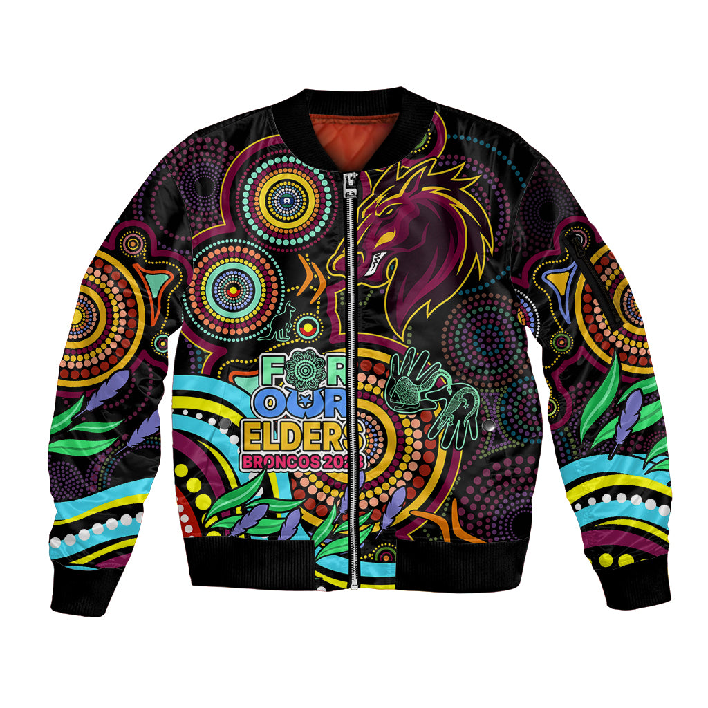 custom-text-and-number-naidoc-2023-broncos-rugby-sleeve-zip-bomber-jacket-brisbane-indigenous-tribal