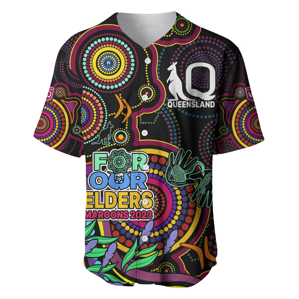 custom-text-and-number-naidoc-2023-maroon-rugby-baseball-jersey-queensland-indigenous-tribal