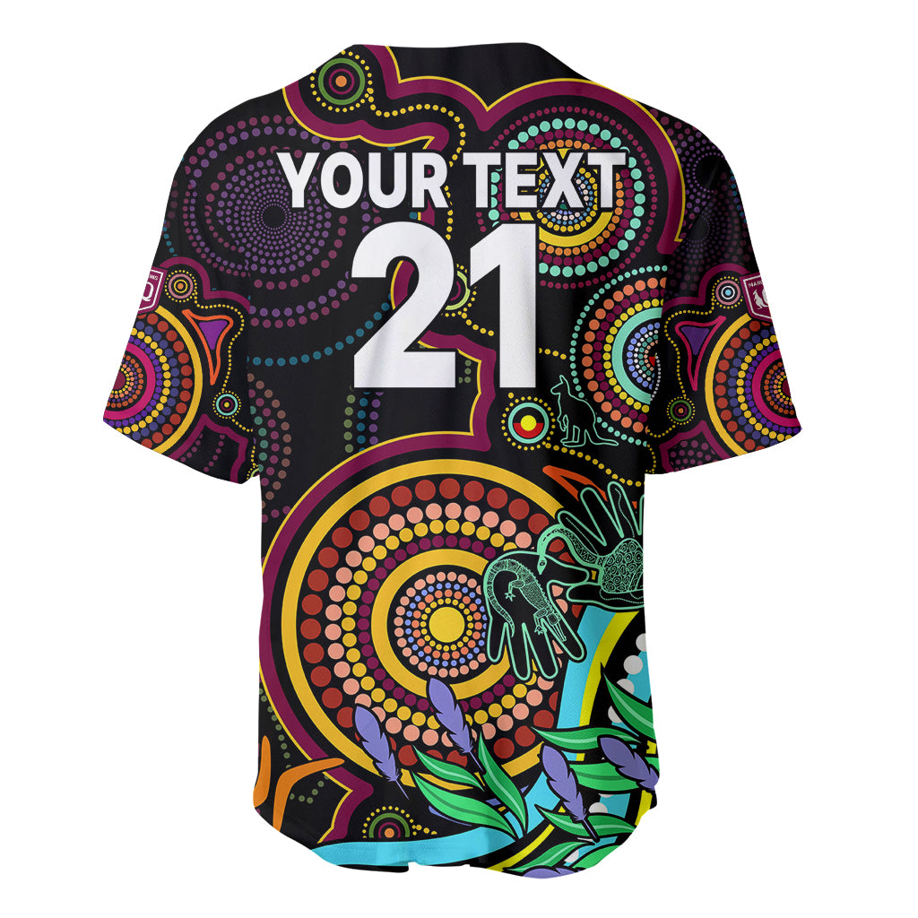 custom-text-and-number-naidoc-2023-maroon-rugby-baseball-jersey-queensland-indigenous-tribal