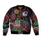 custom-text-and-number-naidoc-2023-maroon-rugby-bomber-jacket-queensland-indigenous-tribal
