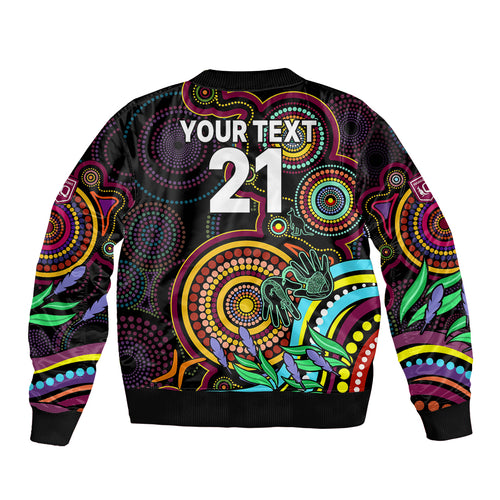 custom-text-and-number-naidoc-2023-maroon-rugby-bomber-jacket-queensland-indigenous-tribal