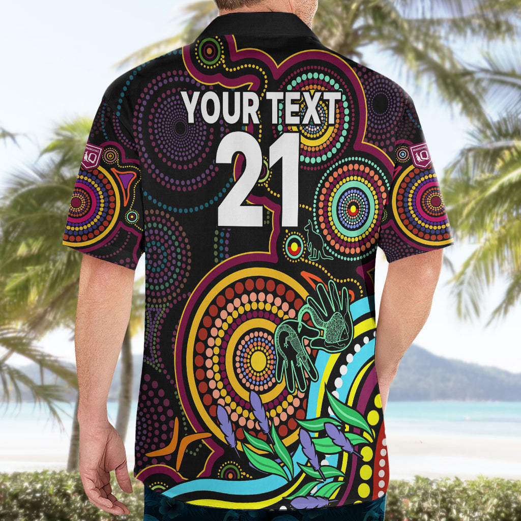 custom-text-and-number-naidoc-2023-maroon-rugby-hawaiian-shirt-queensland-indigenous-tribal